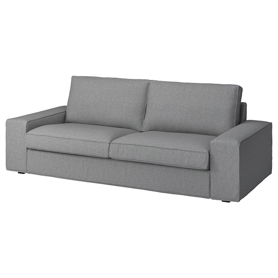 Light Grey Fabric Sofa