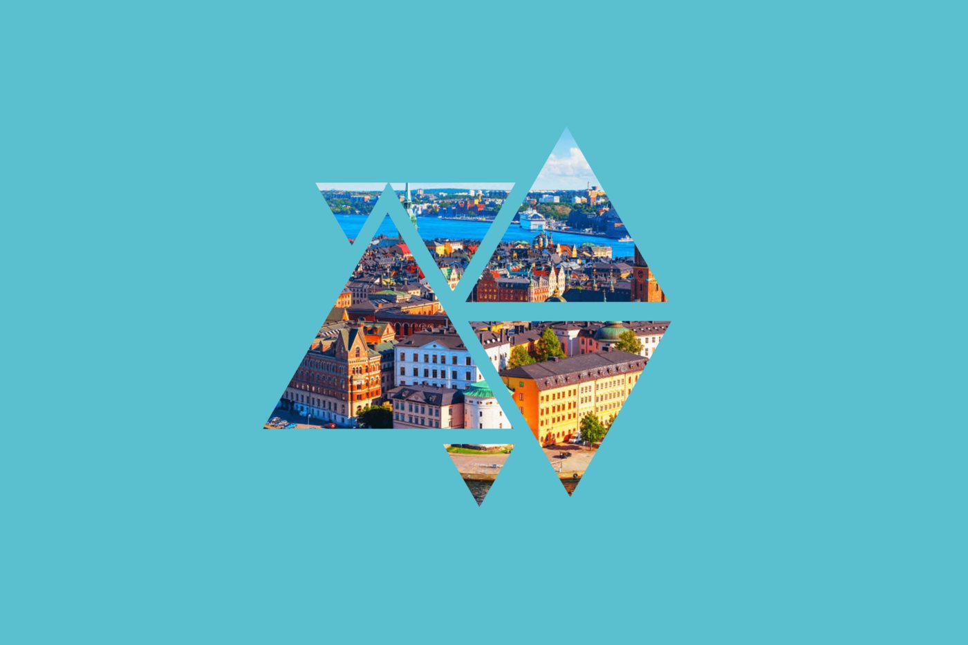 Mountain badge illustration